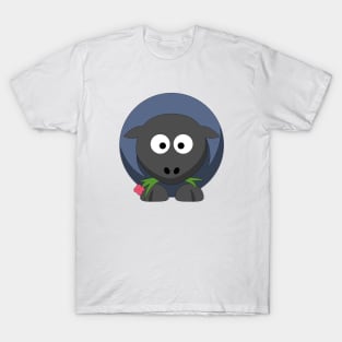 Lamb eating grass T-Shirt